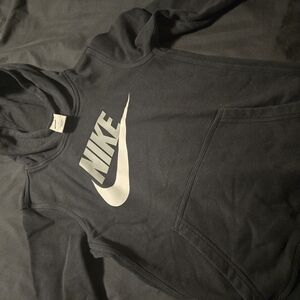 Nike Men's Black Hoodie Sweater